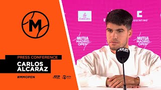 Rueda de prensa con Carlos Alcaraz // MUTUA MADRID OPEN 2024