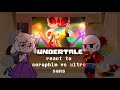 undertale react to seraphim sans vs ultra | gya gacha