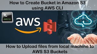 create bucket in amazon s3 using aws cli and upload files from local machine to aws s3 bucket cli