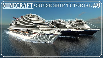 Minecraft Cruise Ship Tutorial: Episode 9, Crew Deck