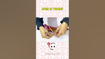 Closing a Gift Bag with its Own String | Home Hacks