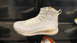 Under Armour Curry 4 Retro “White Gold” 2024 - Style Code: 1298306-111