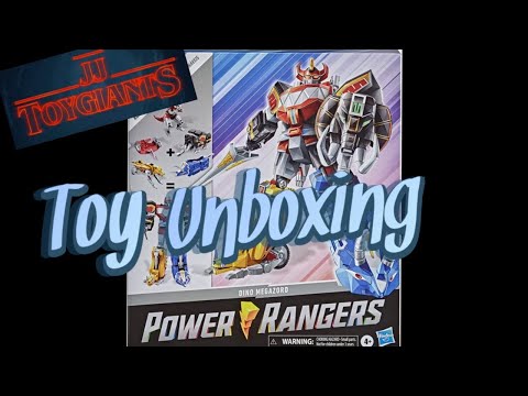 Распаковка игрушек Power Rangers Dino Megazord