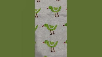 Parrot 🦜 Block Printing with Potato | Easy block printing ideas on cotton bag