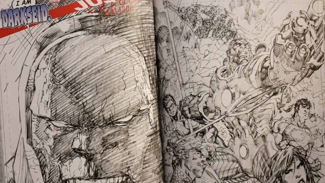 Justice League Unwrapped: Jim Lee Pencils! Part #3