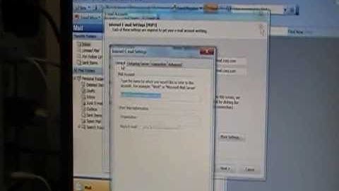 Setup Email In Outlook 2003