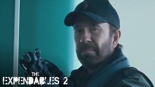 Chuck Norris always has the team's back | The Expendables 2 | Chuck Norris, Sylvester Stallone