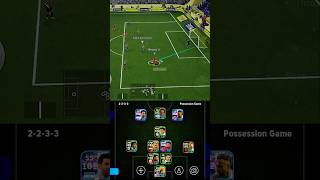 2-2-3-3 Quick counter Attack best formation gameplay in efootball 2026 😱 | #efootball #shorts #pes
