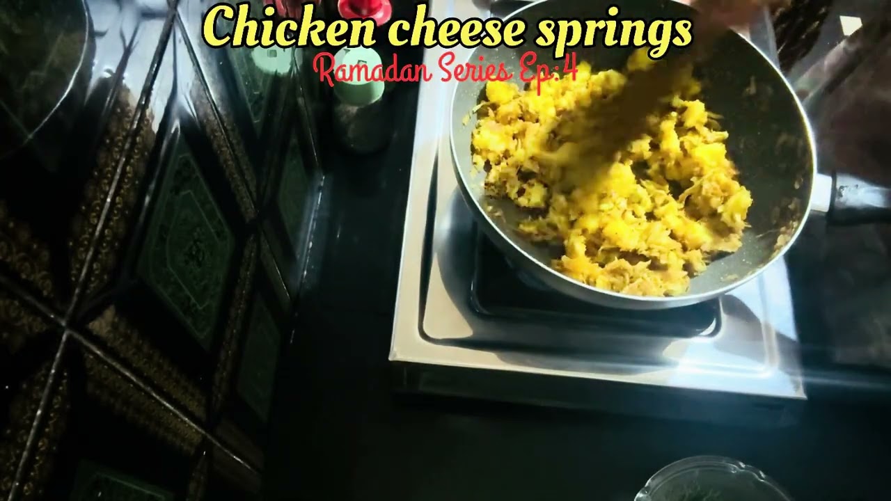 How to make chicken cheese springs #food #recipe #trendingvideo @ Fathi _chenchu