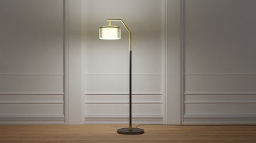 Elegant Lighting: Modern Floor Lamp animation in Blender