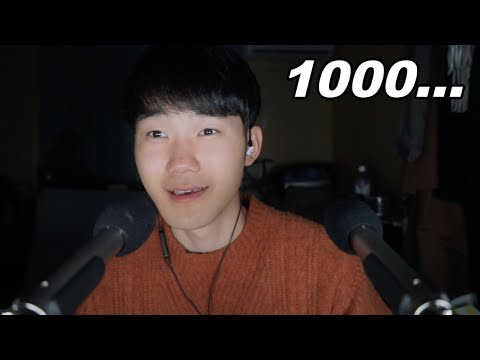 【ASMR】1〜1000まで数える、囁き声  / Counting to 1000, Whisper Voice, Japanese