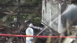 Demolition begins at Jackson property damaged by fire