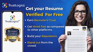 How to make your resume verify  | Create your Digital resume | by Trustlogics App