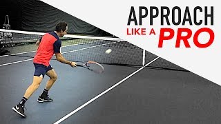 How to: Approach the Net like a PRO (tennis volley drill)