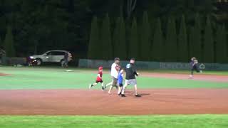 Justin MacPherson Runs The Bases After Amsterdam Mohawks Game