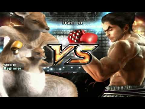 Tekken 5 - PS2 - Survival Mode - Roger Jr. - 14 Wins