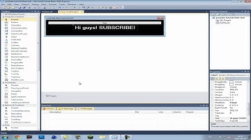 Visual Basic 2010 express tutorial 1. Flashing text
