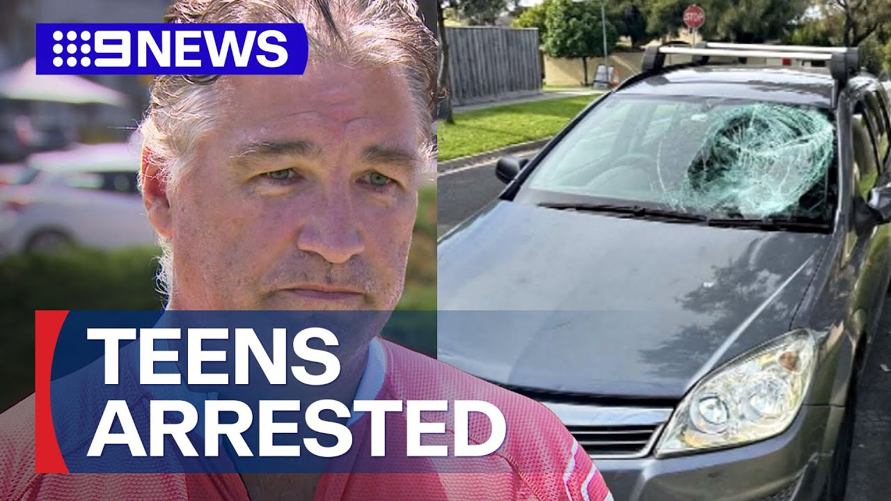 Two teens arrested after cyclists allegedly mowed down by stolen car ...