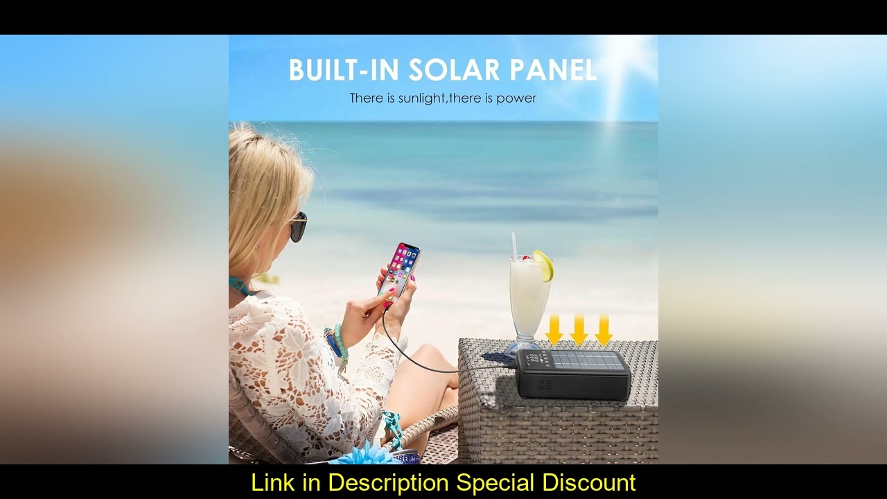 3000A Jump Starter with Air Compressor 150PSI Tire Inflator with Solar Panel and PD 45W Fast Charge-