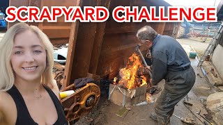 SCRAPYARD CHALLENGE !! Ploughing with the T7