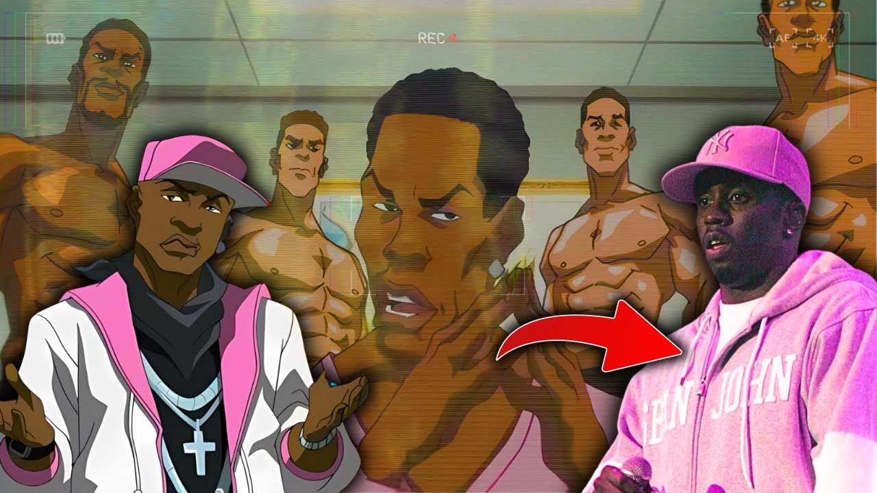 When The Boondocks WARNED Diddy & His Harem Of Male Rappers - YouTube