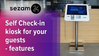 Self-service check-in kiosk