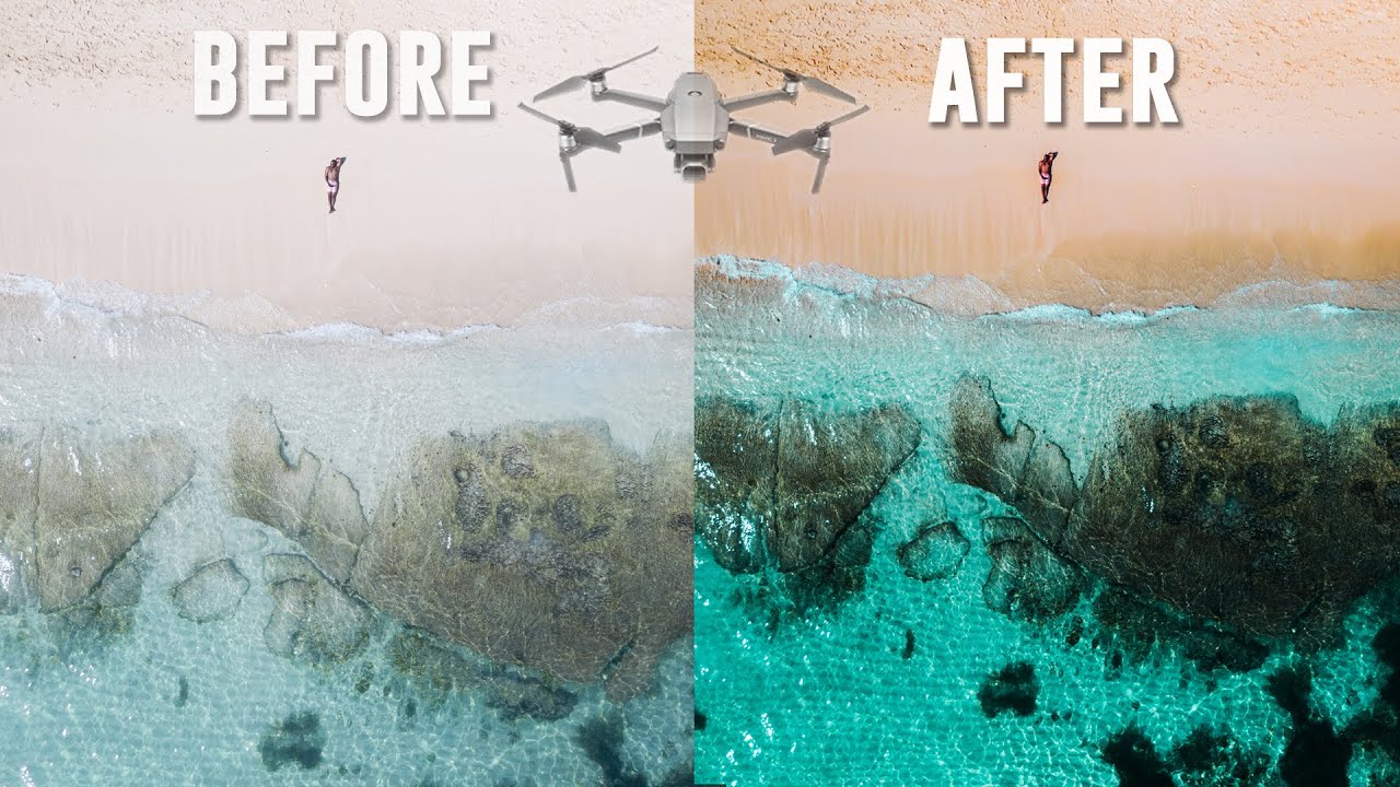 How To Edit Your Drone Photos For Instagram - YouTube
