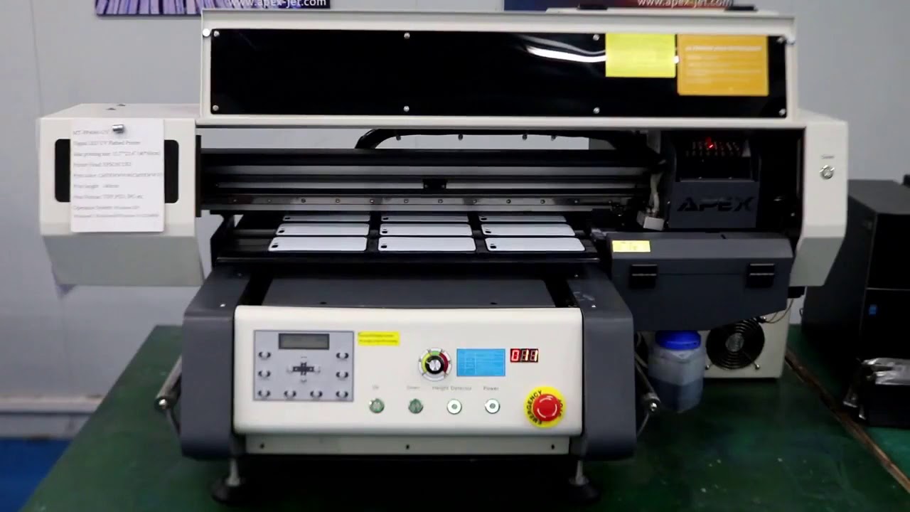 Impresión de fundas para celular - Apex FP4060UV - YouTube