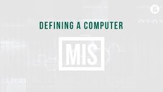 Defining a Computer
