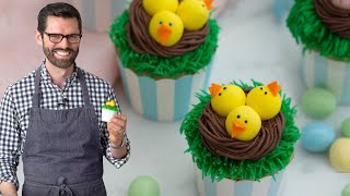 How to Make Easter Chick Cupcakes