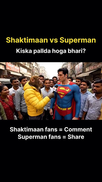 Shaktimaan Roasts Superman 🇮🇳🆚🦸‍♂️ | Desi Superhero vs DC | VEO3 x ChatGPT