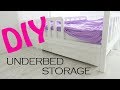DIY underbed rolling storage boxes DIY underbed rolling storage boxes