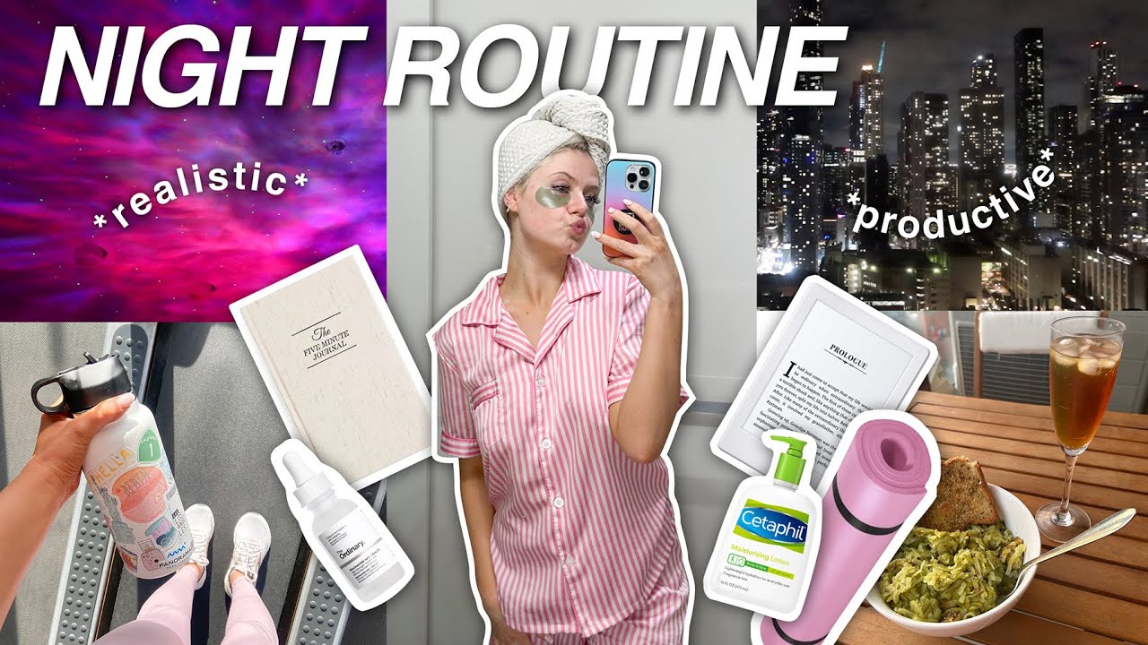 МОЙ ПРОДУКТИВНЫЙ, НО РЕАЛИСТИЧНЫЙ ВЕЧЕРНИЙ РИТИН (видеоблог) | ведение дневника, уход за кожей, п...