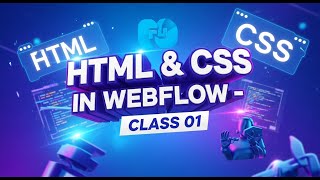 HTML & CSS in Webflow | Inline, Internal & External CSS Explained (Urdu / Hindi) | Class 01