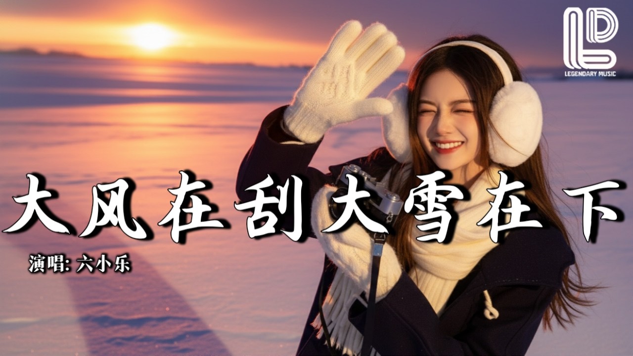 六小乐 - 大风在刮大雪在下 (抖音热播DJ版) Da Feng Zai Gua Da Xue Zai Xia『熬过了风雪熬过了冬天，偏偏我熬不过这场思念』 动态歌词MV