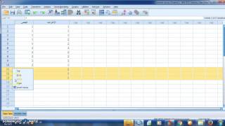 #SPSS V.23 : Lesson 11 ترجيح أوزان الحالات Weight Cases