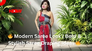Modern Saree Look Bold & Stylish Saree D Ideas 