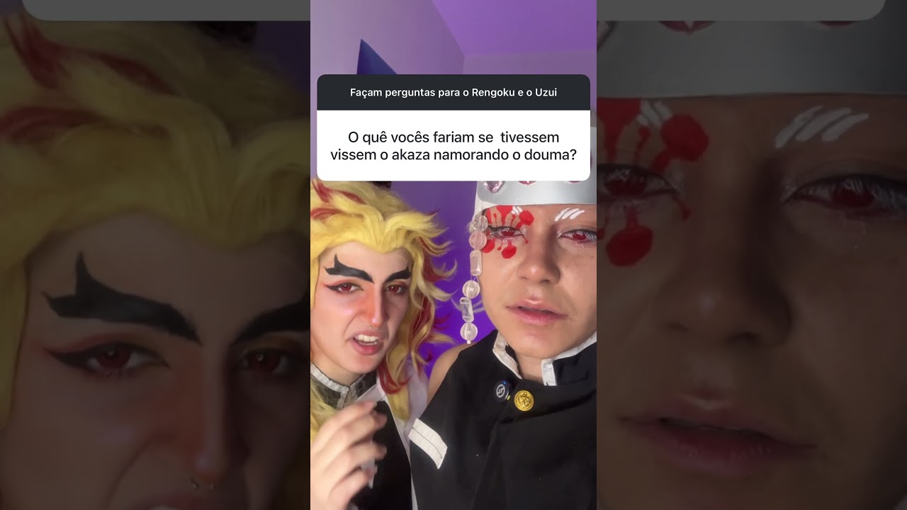 UZUI E RENGOKU RESPONDEM!! #cosplay #kimetsunoyaiba @Nandalorenzine