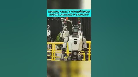Training facility for #humanoid #robots launched in #shanghai #fyp #fypシ #china #chinatiktok