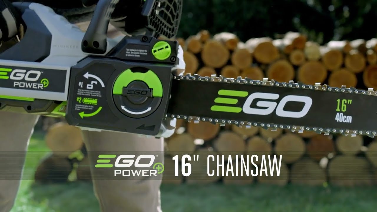  EGO Power+ CS1600 16-Inch 56V Lithium-ion Cordless Chainsaw -  Battery and Charger Not Included : Health & Household