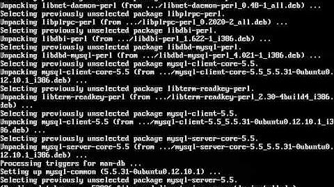 Setting up Mysql Server on Ubuntu Server