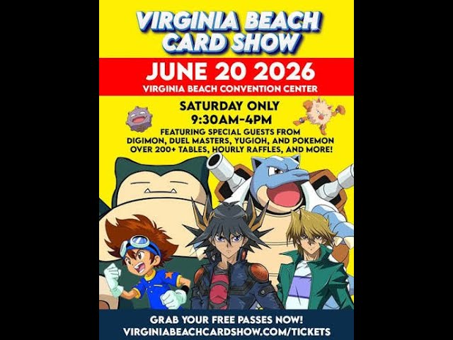 virginia beach pokemon card show WE’RE LIVE FROM THE VIRGINIA BEACH CONVENTION CENTER!