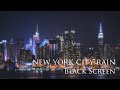 Black screen new york city rain sounds  sounds for sleeping