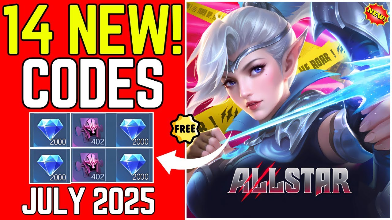 Mobile Legends Redeem codes July, 2025 - MLBB Diamond Codes + Promo Diamonds Mega Sale 2025