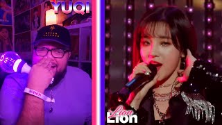 Yuqi우기 - Lion Stage Boom Reaction I Am Listening
