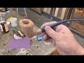 Wooden pipe making tutorial  great woodworking gift idea