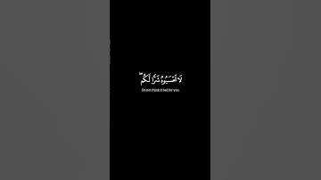 {لَا تَحۡسَبُوهُ شَرࣰّا لَّكُمۖ بَلۡ هُوَ خَیۡرࣱ لَّكُمۡۚ} ماهر المعيقلي|#سورة_النور #كرومات_قرآن