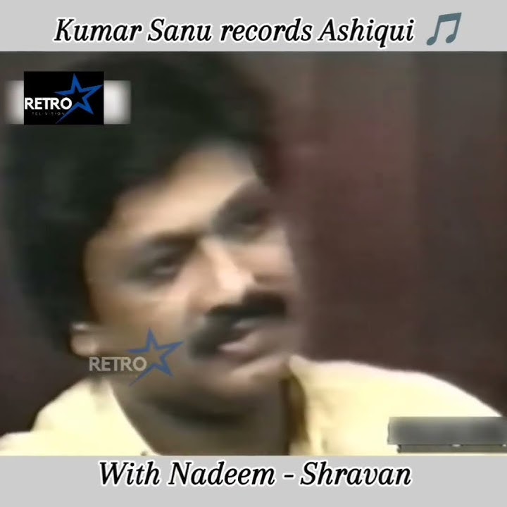 Aashiqui song recording rare video please share #nadeemshravansongs
