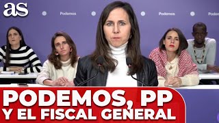 Podemos Acusa Al Gobierno De Permitir Que La Derecha Asesine Civilmente Al Fiscal General