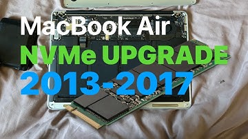 Upgrading my MacBook Air SSD - 2013-2015 MacBook Air NVMe SSD Upgrade Tutorial